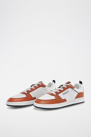 Baskets Shay - Blanc et marron