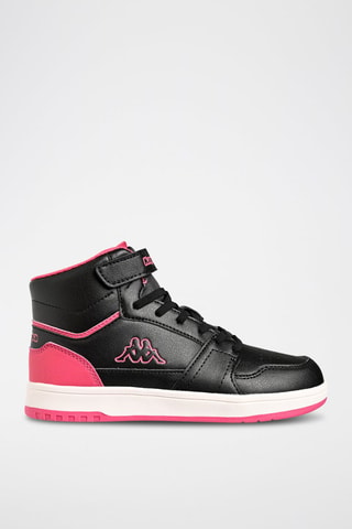 Baskets montantes Rernal - Noir et rose