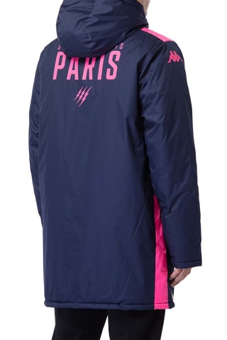 Coupe-vent d'entraînement à capuche Stade Français Paris - Bleu
