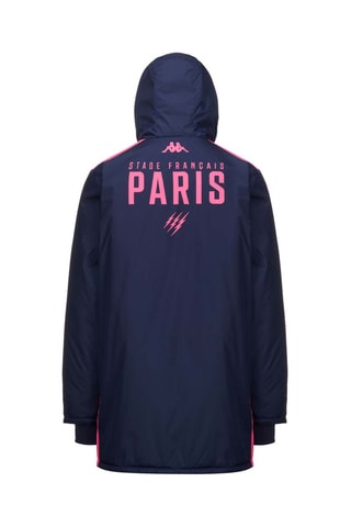 Coupe-vent d'entraînement à capuche Stade Français Paris - Bleu