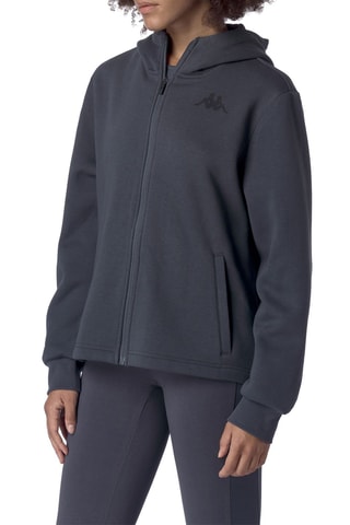 Sweat polaire à capuche - Gris