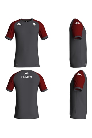 Maillot slim de football FC Metz - Gris