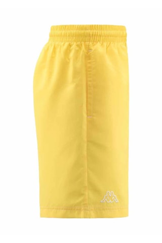 Short de bain   Corail - Blanc et jaune