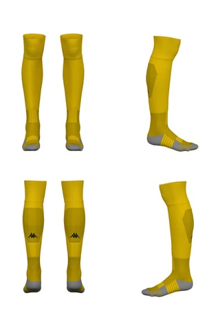Chaussettes Kombat Rose - Jaune