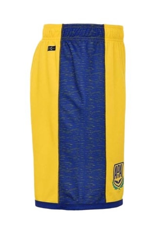 Short droit de football Association sportive d'Alcorcón - Noir et jaune