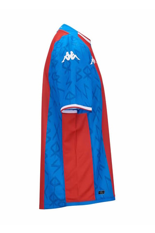 Maillot de football Kombat 2024 Home Stade Malherbe Caen - Blanc, rouge et bleu
