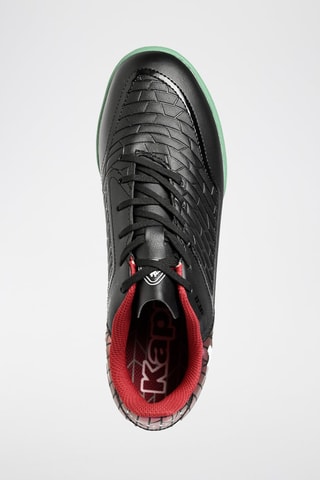 Chaussures de football Kombat player EV IC - Noir et vert