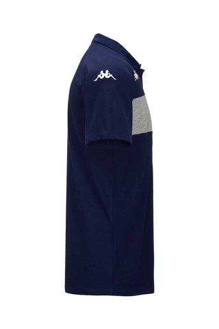 Polo Dianetti - Bleu et gris