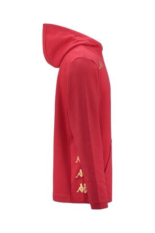 Sweat polaire à capuche - Rouge
