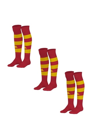3 paires de chaussettes d’entraînement - Rouge