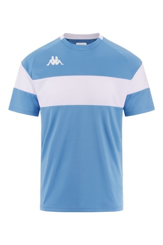 T-shirt Dareto - Blanc et bleu