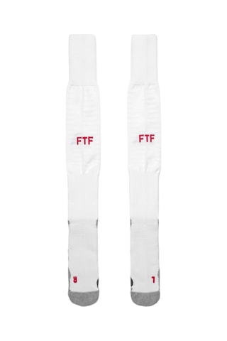 Chaussettes hautes de football Fédération tunisienne de football - Blanc