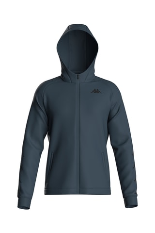Sweat polaire à capuche - Bleu