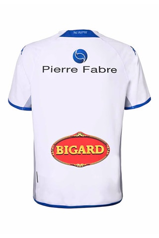 Maillot de rugby Kombat Away Castres olympique - Blanc et bleu
