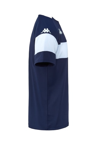 T-shirt Dareto - Blanc et bleu