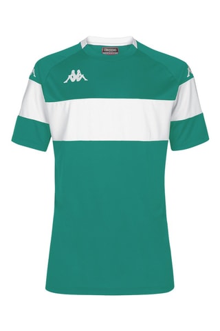 T-shirt Dareto - Blanc et vert