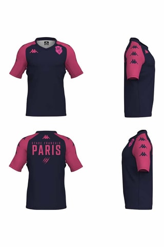 Maillot slim de rugby Stade Français Paris - Bleu marine