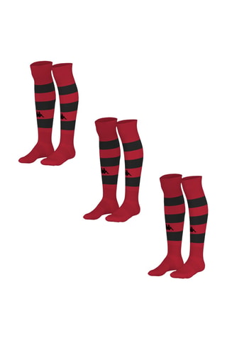 3 paires de chaussettes d’entraînement - Rouge