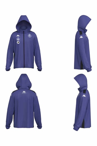 Veste d’entraînement à capuche Real Valladolid - Violet