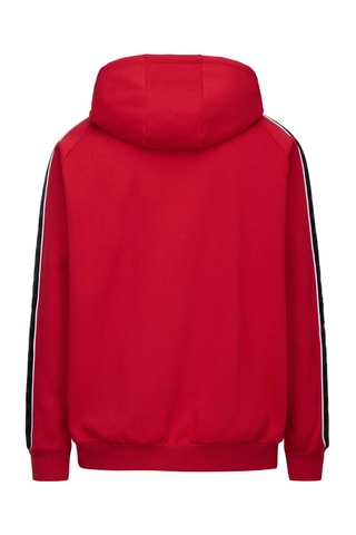 Sweat polaire à capuche - Rouge