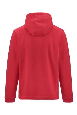 Sweat polaire à capuche - Rouge