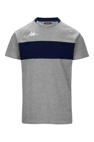 T-shirt droit Diago - Bleu et gris