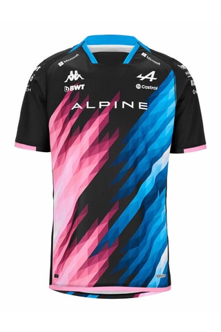 Maillot de formule 1 Esteban Ocon BWT Alpine F1 Team - Noir, bleu et rose