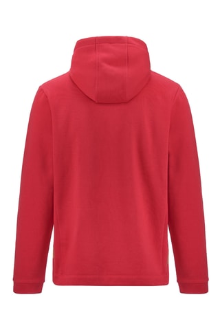 Sweat polaire à capuche - Rouge
