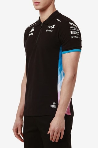 Polo de formule 1 BWT Alpine F1 Team - Blanc, noir et rose