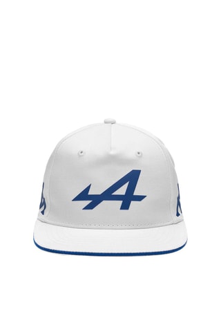 Casquette de formule 1 BWT Alpine F1 Team Adoflat - Blanc, rouge et bleu