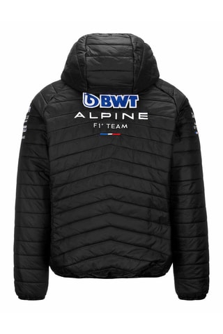 Doudoune à capuche de formule 1 BWT Alpine F1 Team - Noir