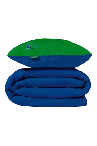 Parure de couette - Vert et bleu