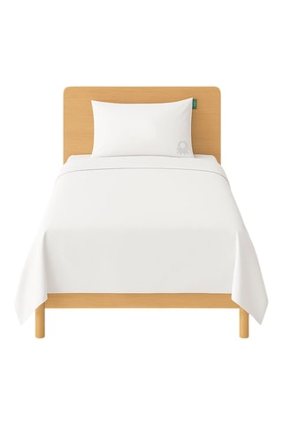 Parure de couette en coton 79 fils/cm² - Blanc