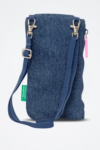 Etui pour téléphone en jean - Bleu
