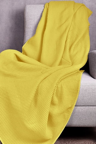 Plaid - Jaune - 140 x 190 cm