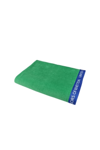 2 serviettes de plage Vert - 90 x 160 cm