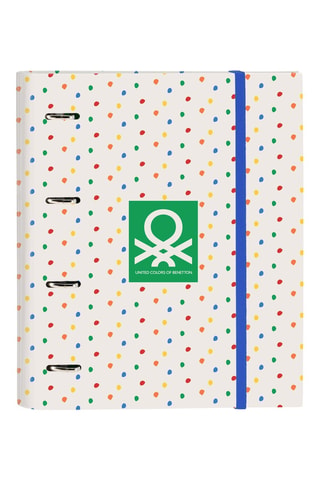 Classeur à anneaux - Ecru - 27 × 6 × 33 cm