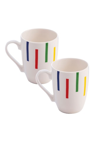 2 mugs en porcelaine - 36 cl