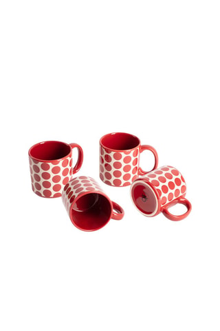 4 mugs en grès - 36 cl