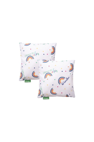 2 coussins - Blanc - 40 x 40 cm
