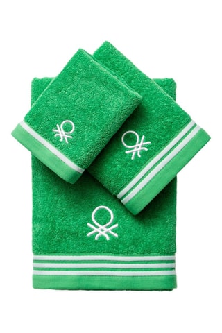 Drap de douche - Vert - 70 x 140 cm