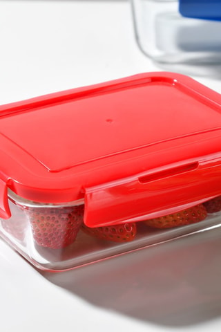 Boîte de conservation en verre borosilicate - 0,84 l