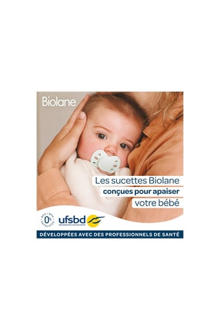 Sucette anatomique en silicone Essentielle - De 6 à 18 mois