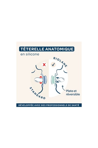 Sucette anatomique en silicone Essentielle - Dès 18 mois