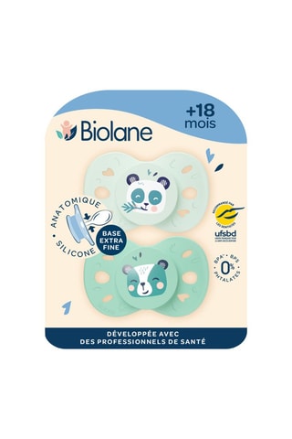 Sucette anatomique en silicone Animaux - Dès 18 mois