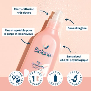 Eau de toilette fraîcheur - 200 ml