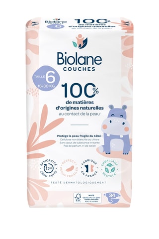 3 x 34 couches culottes - T6 (16 à 30 kg)