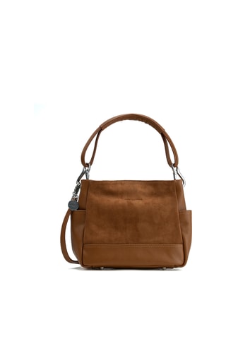 Sac porté épaule en cuir Zuri - Marron