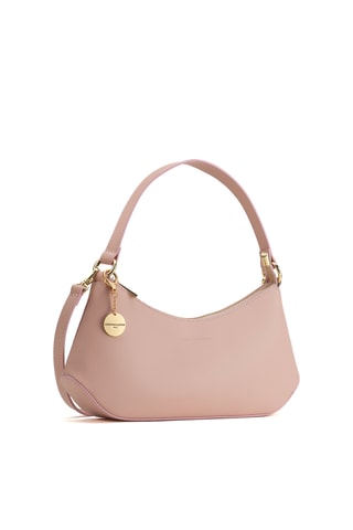 Sac porté épaule en cuir Rory - Rose