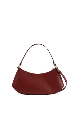 Sac porté épaule en cuir Rory - Rouge